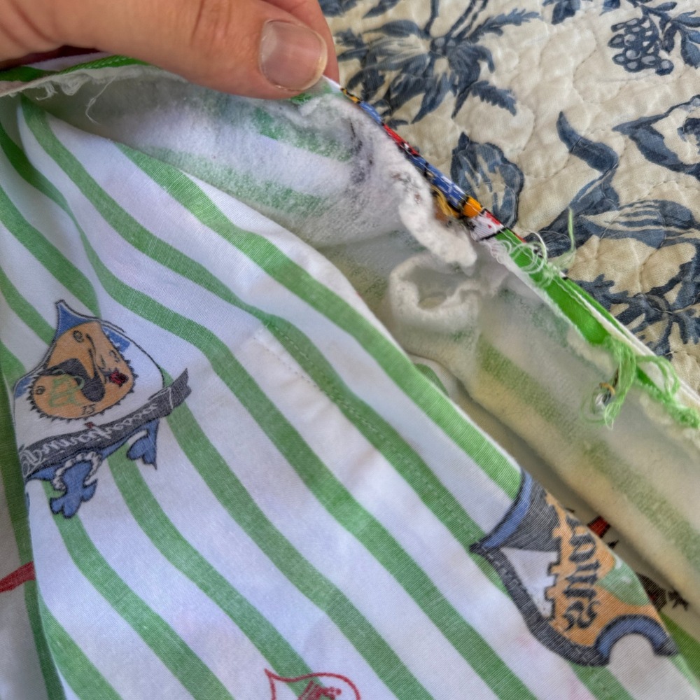 VTG! Swatch Green Striped Button Down Long Sleeve Shirt Big 2XL Quirky Logo - Picture 15 of 16